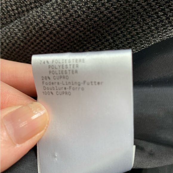 Giorgio Armani Black Label houndstooth peplum jacket - Picture 4 of 7